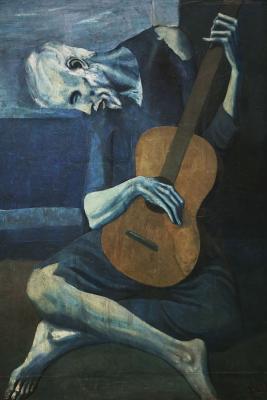 The Old Guitarist 1 100x100