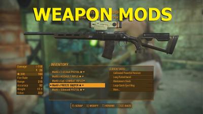 Best Fallout 4 Weapon Mods 400x225