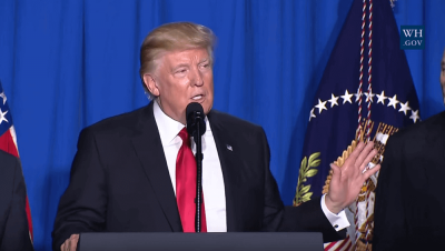 Top ten Trump's promises he pledged to do in his first 100 days 400x226